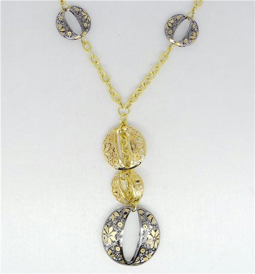 Collana Fantasia In Oro Giallo 375 45Cm 4053642830555